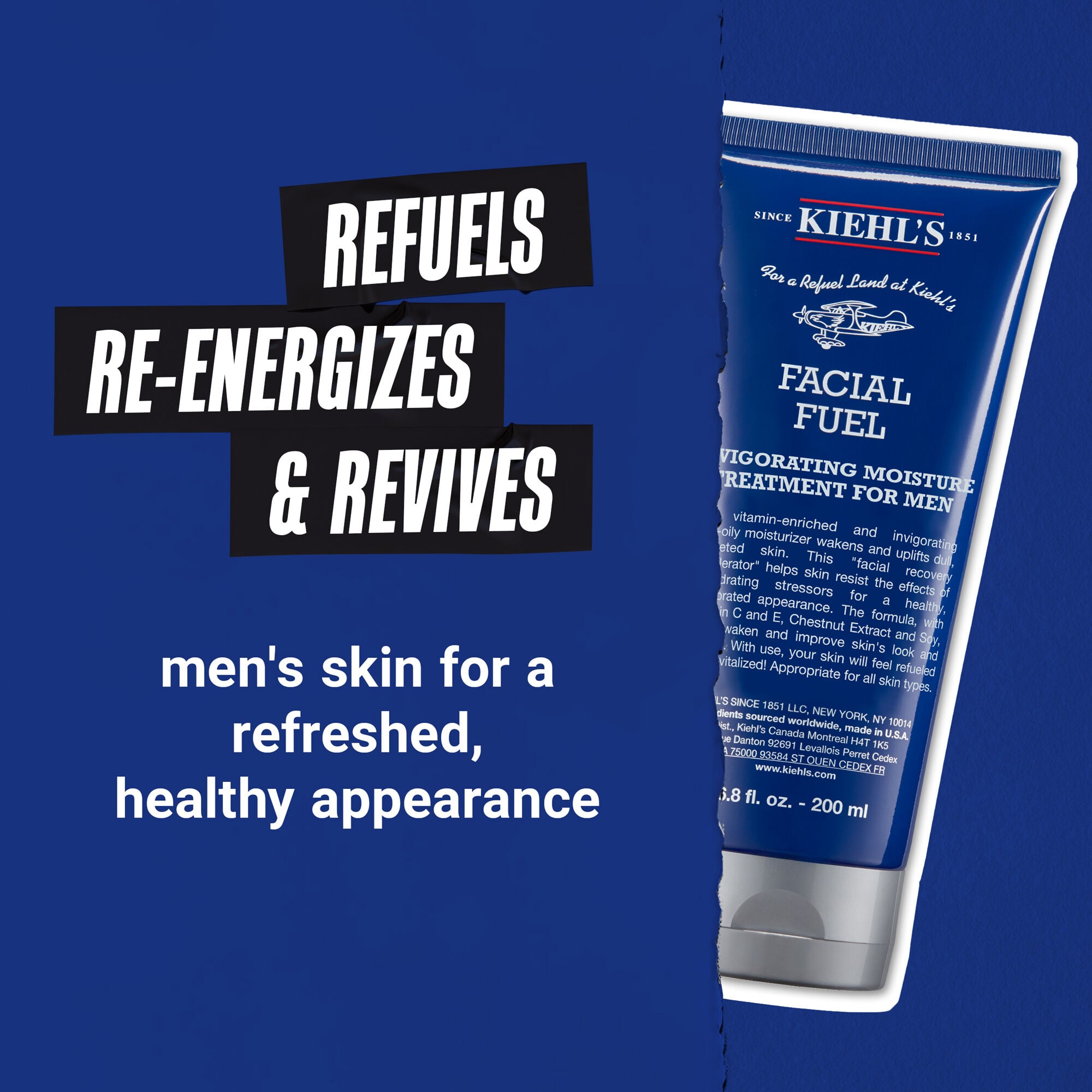Facial Fuel Daily Invigorating Moisture Treatment for Men – Kiehl's